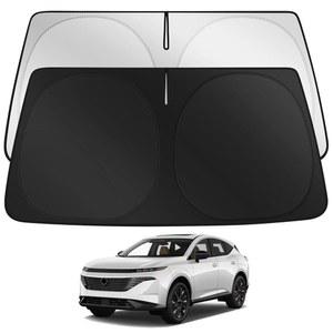 타우양 닛산 무라노 2015-2023 2024년형 앞유리 선쉐이드 커스텀, 수납 가방으로 접을 수 있는 자동차 선바이저 커버