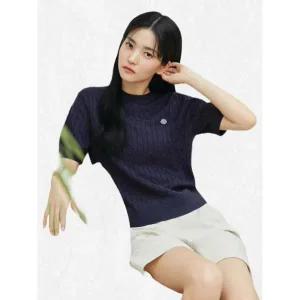 [국내정품] 폴햄 POLHAM 여성) 원더쿨 케이블 반팔 니트_PHF2ER2430 PHF2ER2430 2425302