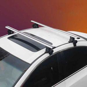 중형차 가로바 루프랙 레일 짐받이 자동차 지붕 캠핑