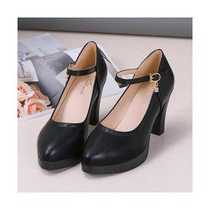 [당일발송] [주문폭주/인기상품] 쏭블리 라운드 통굽 스트랩 메리제인 하이힐 3983