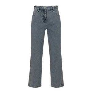 [머스트비][머스트비(MUSTBE)] 배기핏 데님 팬츠 (택가격 118000원)