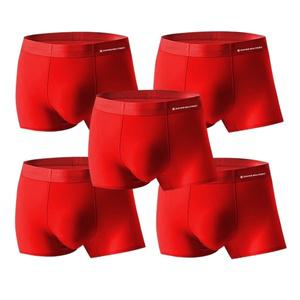 스위스밀리터리 남자팬티 모달 심리스 드로즈 [레드] 5개 /무봉제
