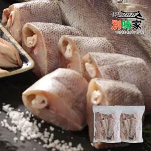 [별미가] 남해별미 담백한 임금님 건강식 국내산 반건조 손질 절단 대민어 900g x 2팩