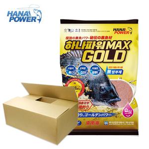 하나파워 맥스 골드 습식 감성돔 집어제 1박스(10봉)/친환경 집어제/파우다,밑밥