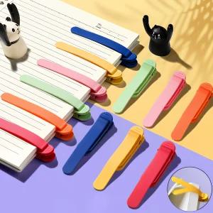 실리콘 책갈피 3P 북스토퍼 북마크 북클립 북홀더 독서용품 독서템 책 고정 집게 클립