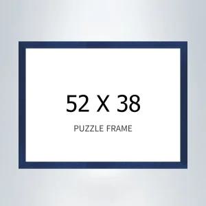 500P 퍼즐전용 액자 (52cm*38cm) 슬림 wood 블루