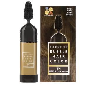 포네온 에어로솔 버블 새치전용 염색약 3N 진한갈색