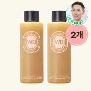 [조성아뷰티공식]  200ml x 2개 원더바스 레몬청클렌저 슈퍼베지톡스 클렌저 리뉴얼