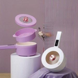 전기냄비 1인용 분리형 라면포트 주전자 전기포트 1인가구 내솥분리 접이식 캠핑용 화이트