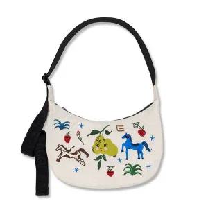 [바쿠백] BAGGU 나일론 크레센트백 미디움 Painted Prairie