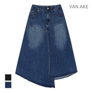 [반에이크] 트임 데님 스커트_VB39DKU201A