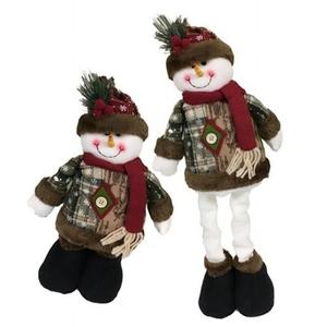 다리가 길어지는 산타 눈사람 루돌프 인형 크리스마스 장식 긴다리 선물 트리 다리길이 조절