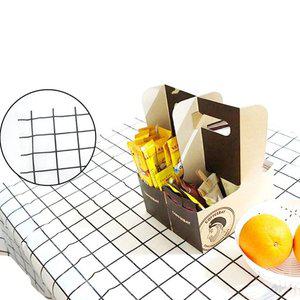 고품질 다이닝룸 홈파티 반투명 북유럽 방수 식탁보 직사각형 유리카바 xmas테이블커버 (WFJ180Q)