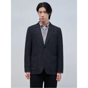 [빈폴멘] 프리미엄 멜란지 와플 져지 재킷 - 애쉬 (BC4811C044)