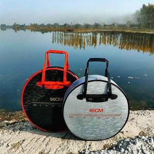 원형 살림망 보관함 갈치 보호 보관 하드 어망 오렌지 채비 흑색직경40CM두께12CM