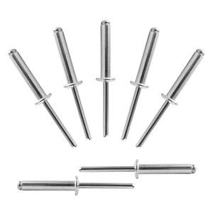 [미국배송] 올클린 110개 3/16인치 X 1인치 알루미늄 블라인드 리벳 4.8 25MM 팝 그립 및 스틸 맨드릴