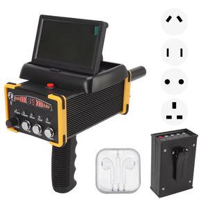 30m 금속 탐지기 검출기 파인더 접이식 스크린 골드 파인더 금속 스캐너 장치 검색 범위 1000m GR9000 휴대