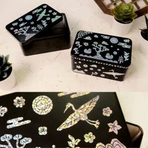 초중수업용 스티커 자개 전통보관함만들기 1개 미술교실 성취감