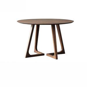 2인용 북유럽 티테이블 탁자 식탁 원형 월넛 로비 의자 거실 발코니 커피 카페