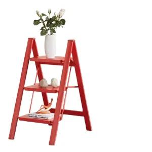 사다리 가정용 접이식 플라워 안전 다기능 실내 스탠드 헤링본