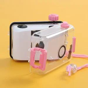 방수케이스 35mm필름카메라 수중토이카메라 화이트 어린이 스노클링