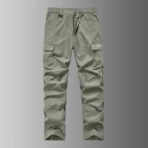 JEEP SPIRIT 봄가을 작업바지 남성 루즈버전 아웃도어 스트레이트 캐주얼바지