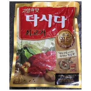 업소용 식당 식자재 백설 쇠고기다시다 골드 100g 양념 조미료 미원 세트 msg 맛나