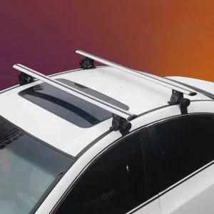 중형차 가로바 루프랙 캠핑 레일 자동차 지붕 짐받이