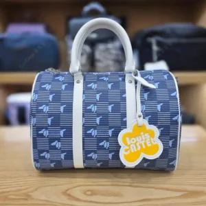 루이까스텔 여성 루이다미에 PVC 소가죽 크로스백 7LEBG487N