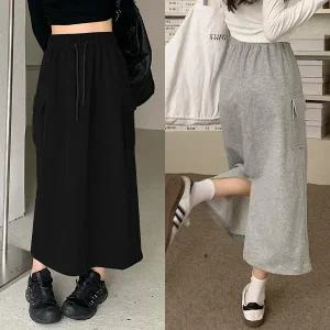 [국내자체제작] 플린트 카고 스커트