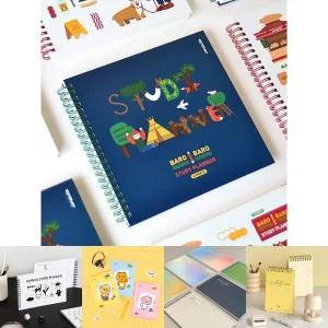 바로바로 스터디 플래너/공부 스케줄러 만년형 6개월 스프링 시간 관리 중학생 플랜비 학생 학습 6개월용