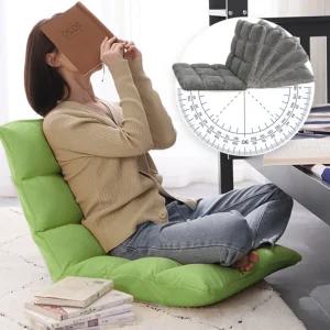 등받이 레스트 접이식 각도조절 허리 쿠션 좌식 소파 의자