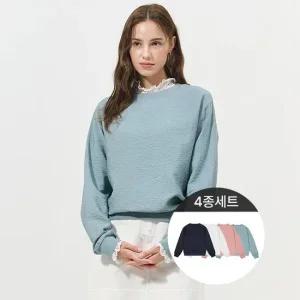 실키맨투맨티셔츠4종세트