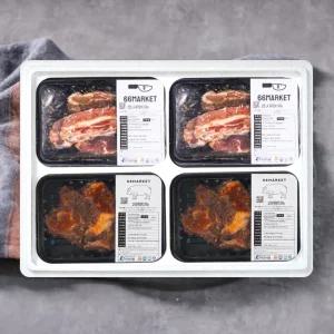 [한돈 선물세트] 간장 LA돼지갈비300gx2팩 + 고추장 주물럭300gx2팩