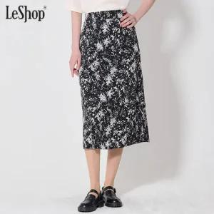 [르샵(LeShop)] 플라워 뒷밴딩 스커트 (택가격 79000원)