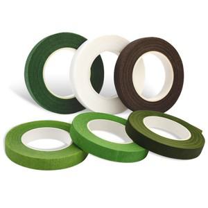 모루철사 모루인형 만들기 그린 다크 브라운 화이트 꽃 테이프 꽃 리본 부케 꽃 공예  부케 꽃꽂이