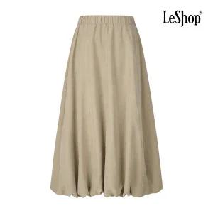 [르샵] 스웨이드 벌룬 롱 스커트 (BP8SK006A)