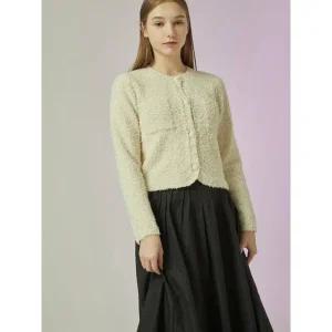 CC콜렉트 라운드넥 부클 니트 가디건 (C233KSL001) 269309