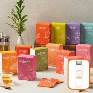 쿠우쿠우 허브차 10티백+10티백(총 20티백) 4개 구매 시 보틀