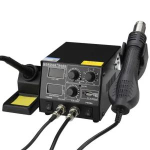 전기 납땜 인두기 자동 수리 용접 세트 80W 키트 온도조절