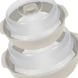 라면 만두찜기 만두 계란찜기 전자레인지 용기 중형 소형 세트 조리도구 주방 요리 용품