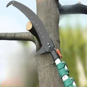 고지 톱 정원 길이조절 긴 장대 가지치기 전지 수입 접이식 나무 고지낫 과수원