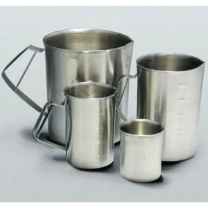 3L 손잡이없는 스텐 비이커 온도 중탕 열실험 용기