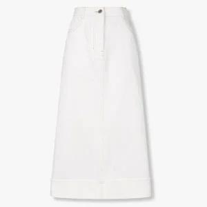 [STUDIO TOMBOY](신세계 사우스시티)화이트 데님 롱 스커트 (9105362143CT)