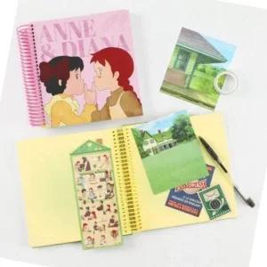 캐릭터 스프링 컬러 노트 디자인 대학생 학용품