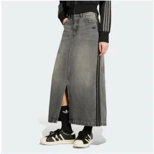 [그랜드스테이지] 아디컬러 3-스트라이프 데님 펜슬 스커트 JW2659