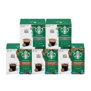 스타벅스 돌체구스토 캡슐 하우스 블렌드 12P x 3개 + 파이크 플레이스 12P x 2개