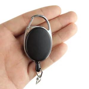 릴와이어(골프 수건걸이)4매입 클립 열쇠고리 다용도릴 릴와이어