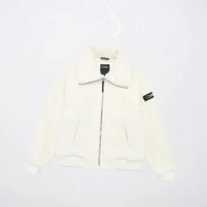 National Geographic 내셔널지오그래픽 N224WFJ120 여성 세티아 숏기장 플리스 집업 230063