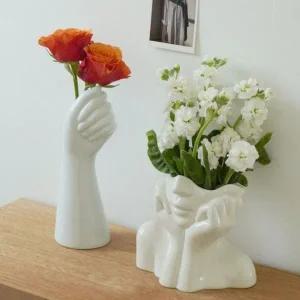 도자기 빈티지 오브제 화병 꽃화병 꽃장식